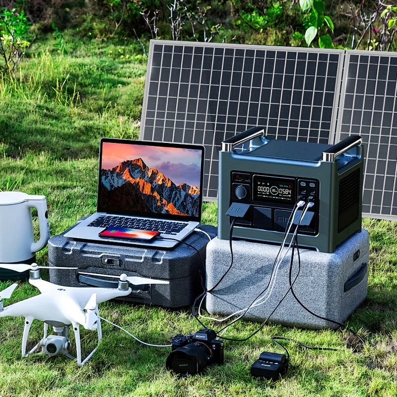 All-in-One 1000W Solar Charger Kit – 12V Portable Power Bank with 100A Regulator for Home, Caravan & Outdoor Adventures