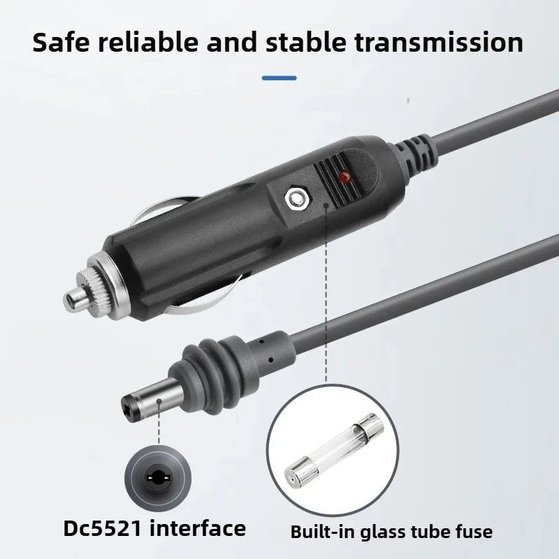 For Starlink Mini DC Power Cable Direct To Cigaretter 12V Adapter Power Cable For Starlink Mini Waterproof 1M/2M/3M/5M