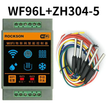 WF96L Tuya WIFI Intelligent Water Level Controller with Sensor for HVAC system Hydrologic Monitoring Breeding Irrigation