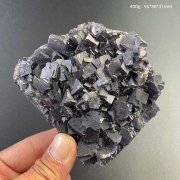 Natural Blue Fluorite Raw Stone Crystal Cluster Fluorescence Mineral Specimen Quartz Rock Home Decoration Gift Healing