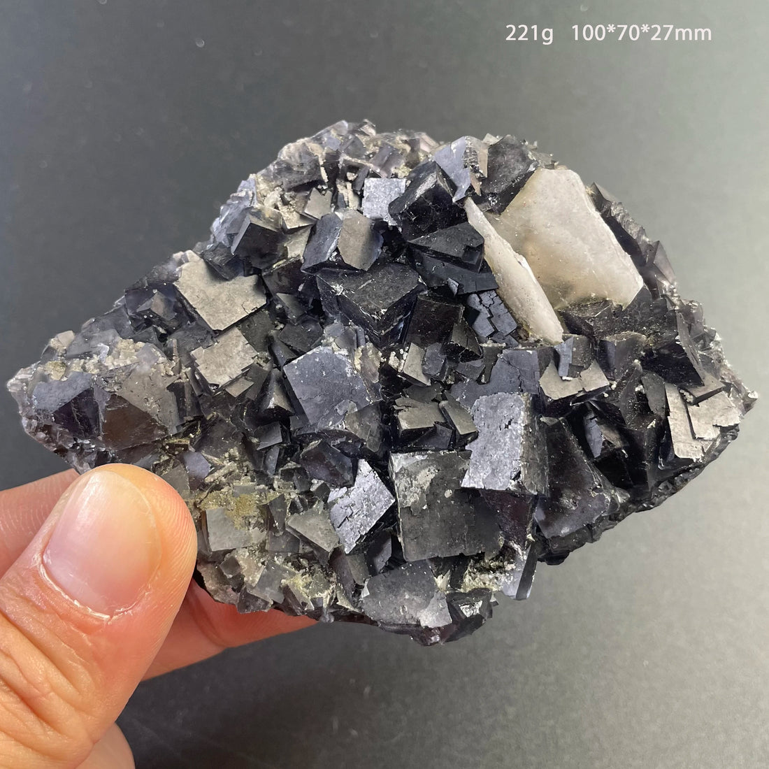 Natural Blue Fluorite Raw Stone Crystal Cluster Fluorescence Mineral Specimen Quartz Rock Home Decoration Gift Healing