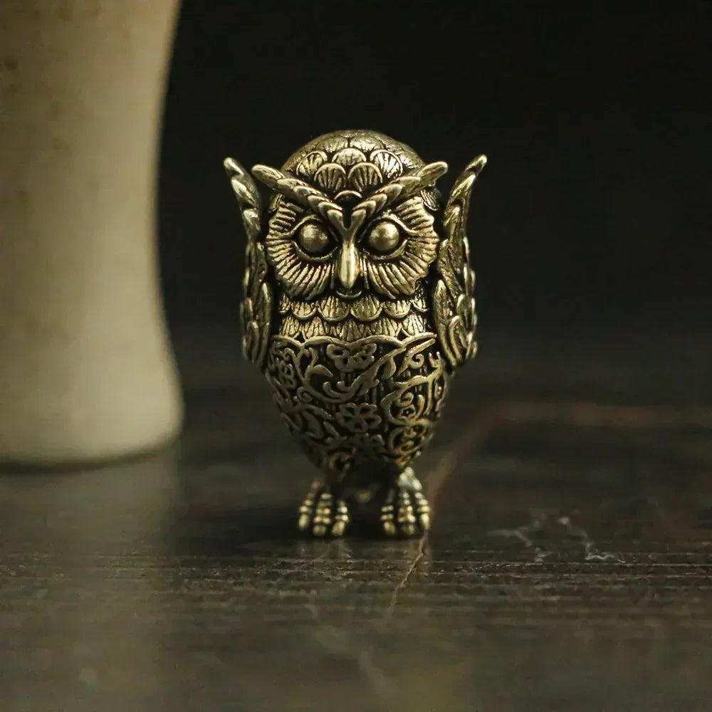 Creative Owl Themed Home Decoration Mini Micro Landscape Desktop Ornament for Living Room Unique Home Accessory Miniature Decor