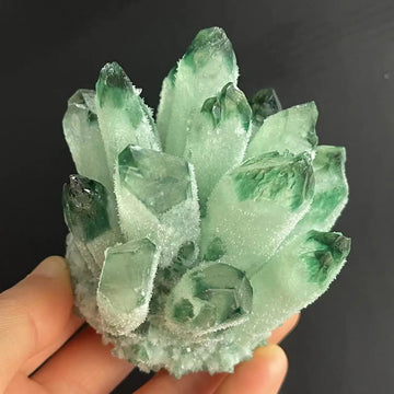 Natural Crystals Green Quartz Cluster Freeform Energy Reiki Stones Room Home Office Aquarium Decoration Accessories Gemstone
