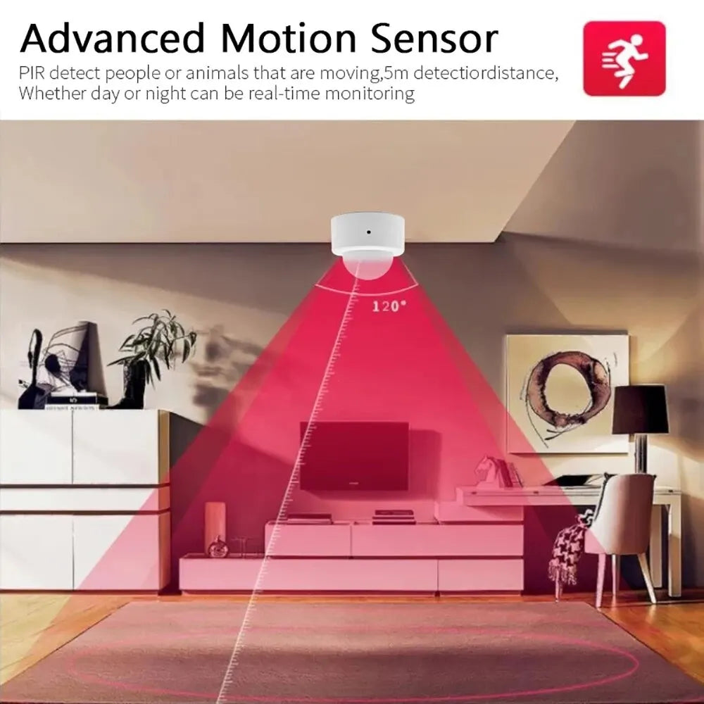 Ewelink Zigbee 3.0 Mini PIR Motion Sensor Human Motion Infrared Detector Security Alarm Works With Alexa Google Home Zigbee2MQTT
