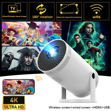 KaiAqua LED Home Theater Projector FY300 Small portable outdoor projector 3000 lumens Home Theater Outdoor camping office meetin