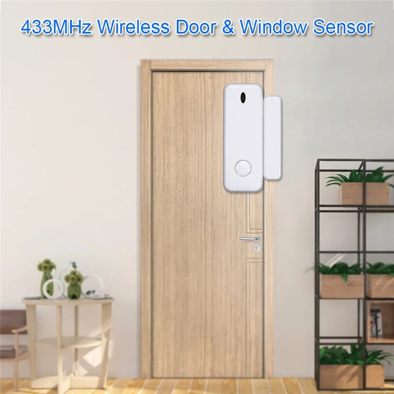CPVAN Wirless 433MhZ Door Sensor Window Sensor only for CP10/CP10 Pro/CP10 Pro LoRa/SN30W Home Alarm System