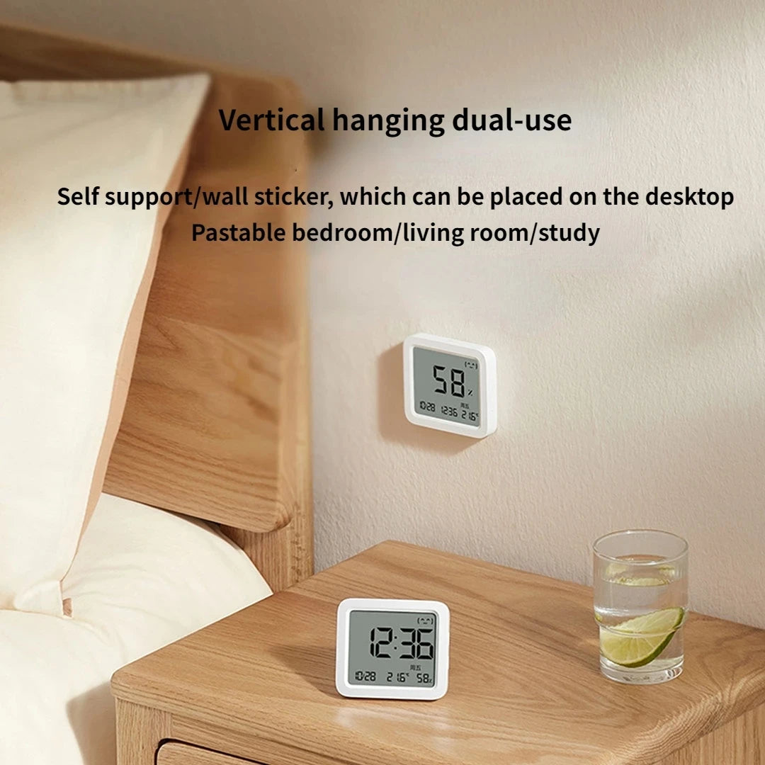 Mijia Smart Bluetooth Thermometer 3 Big LCD Wireless Electric Digital Hygrometer Temperature and Humidity 3 for Mi Home APP