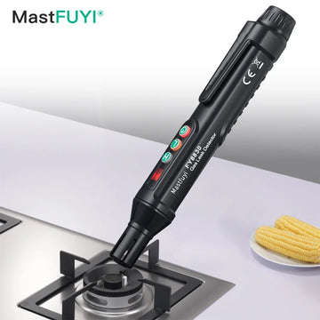 MASTFUYI Portable Gas Leak Detector Natural Gas Detector Combustible Gas Detector with Audible and Visual Alarm Gas Sniffer Tool