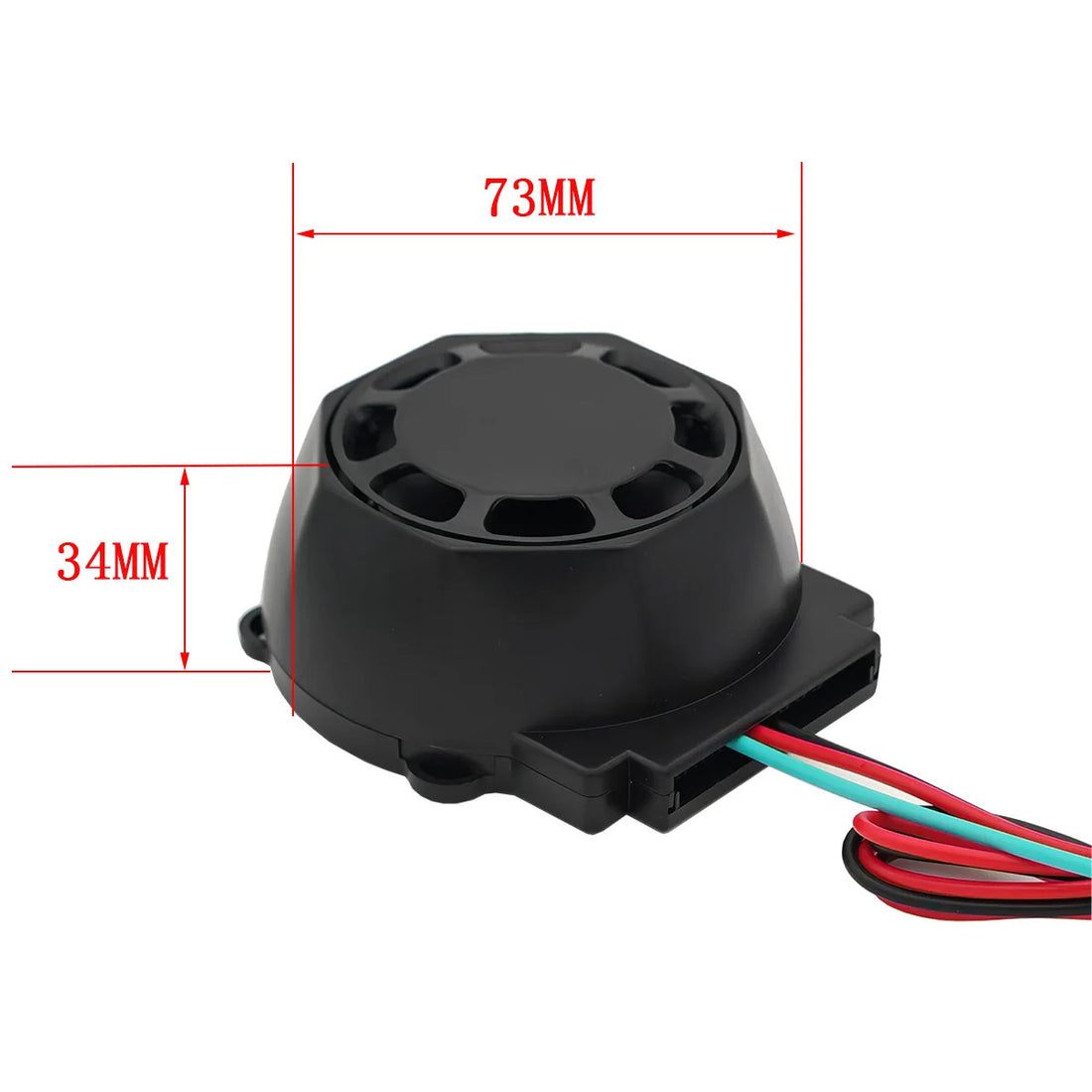 12V Universal Motorcycle Burglar Alarm 125dbB Anti-theft Vibration Alarm Remote Control Car Searching Adjustable Sensitivity