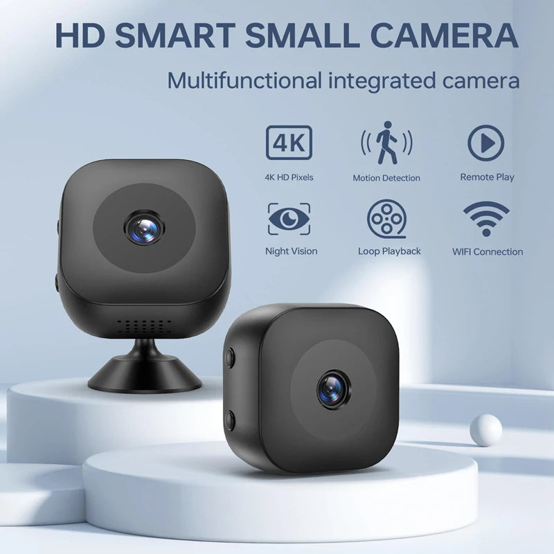 4K Mini Camera WiFi IP/AP Remote Monitoring Portable Mobile Detection Camcorder Smart Home Surveillance Security Camera 2025 NEW