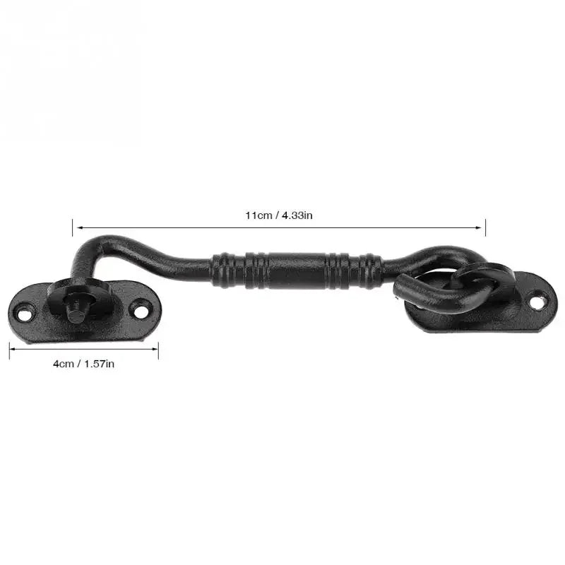 4inch Window Door Bolt Door Lock Safety Switch Stainless Steel Cabin Window Hook Door Eye Latch Silent Catch Holder
