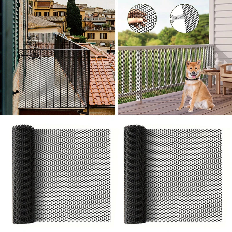 3/5/6/10M Garden Protection Net Plastic Fence Safety Mesh Multi-functional Cuttable Isolation Mesh for Cat Pet Chicken Netting