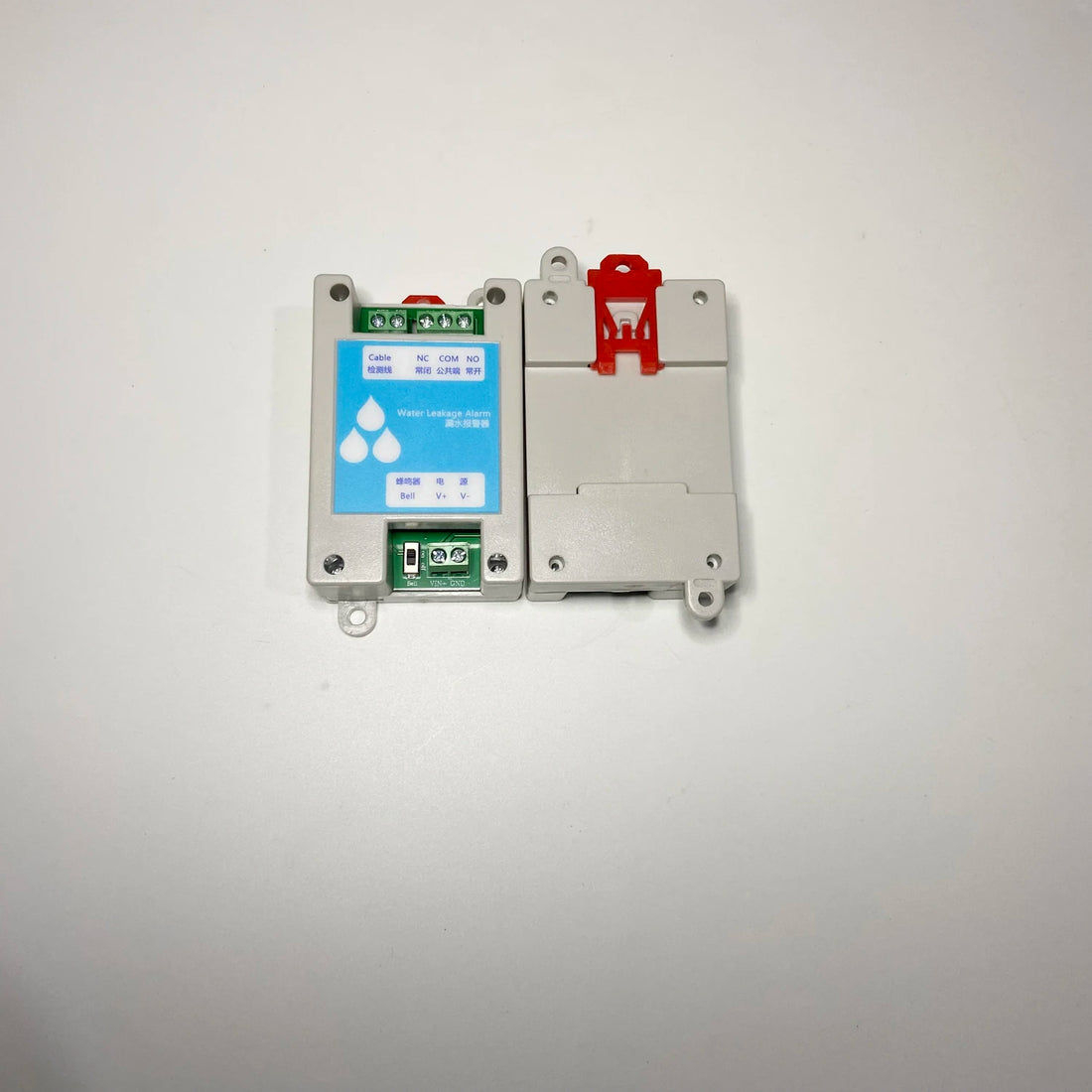1Set 100-240Vac Water Leakage Module With Sense Cable NC/NO Relay Signal Output Warehouse Water Leaking Alarm Sensor