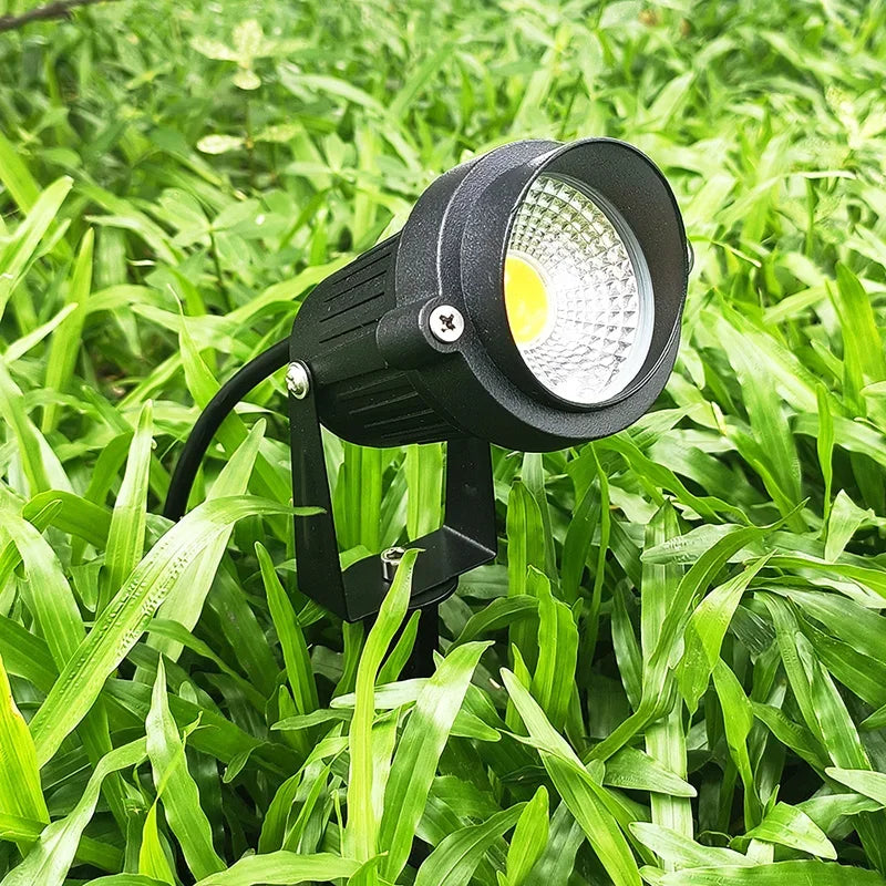LED Lawn Light Lamp RGB Waterproof Spotlight Green Yellow Courtyard Landscape illuminated trees Lights Ground mounted floodlight