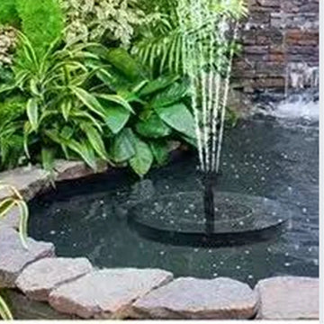 Mini Solar Water Fountain Pool Pond Waterfall Fountain Garden Decoration Outdoor Bird Bath Solar Powered Fountain Floating Water