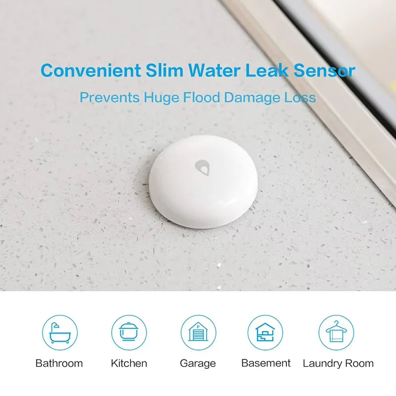 Original Aqara Water Leak Sensor Zigbee Flood Detector Alarm Security Soaking Sensor For Mijia App IP67 Water Immersing Sensor
