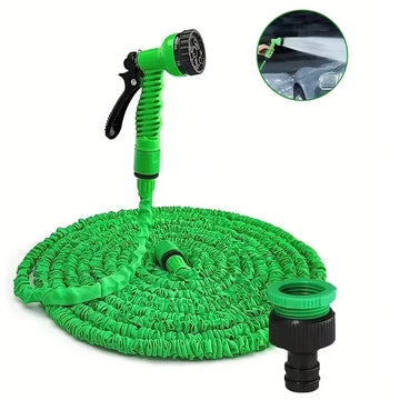 25FT-125FT Expandable Magic Hose Lightweight Design Durable Materials 7 Water Spraying Functions Gun Home Garden Watering Tools