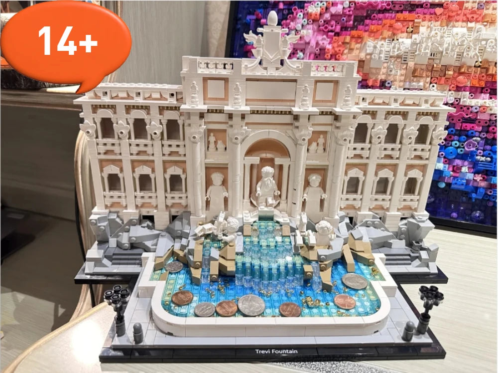 2025 New 21062 World Famous Trevi Fountain Building Block World Architecture Brick Assembly Toy for adult Children Gifts