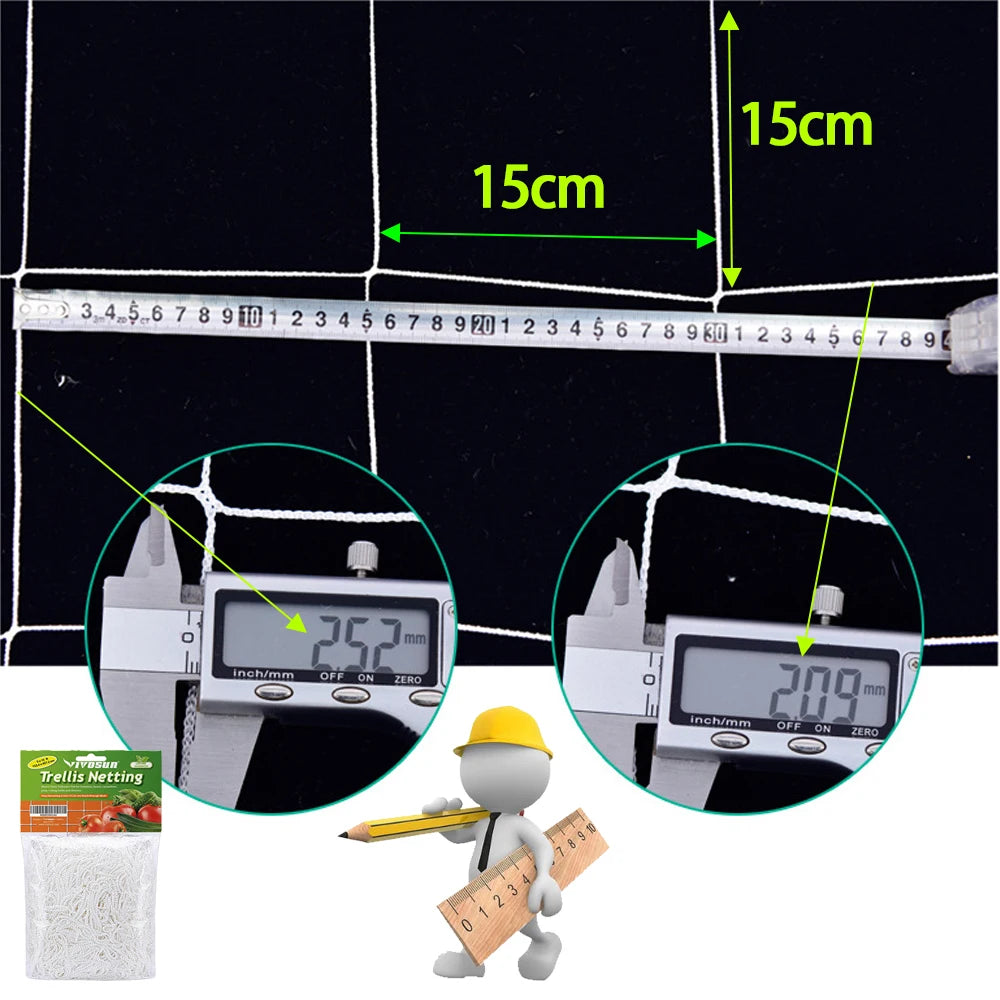 Garden Climbing Net Trellis Netting Heavy-Duty Plant Support Stand for Flowers Vegetable Vine Orchard Gardening Tools