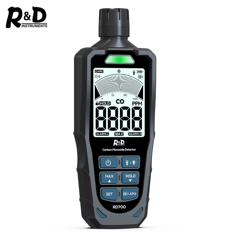 RD700 CO Meter Carbon Monoxide Detector with High Precision Sensor Professional Gas Analyzer Air Quality Tester