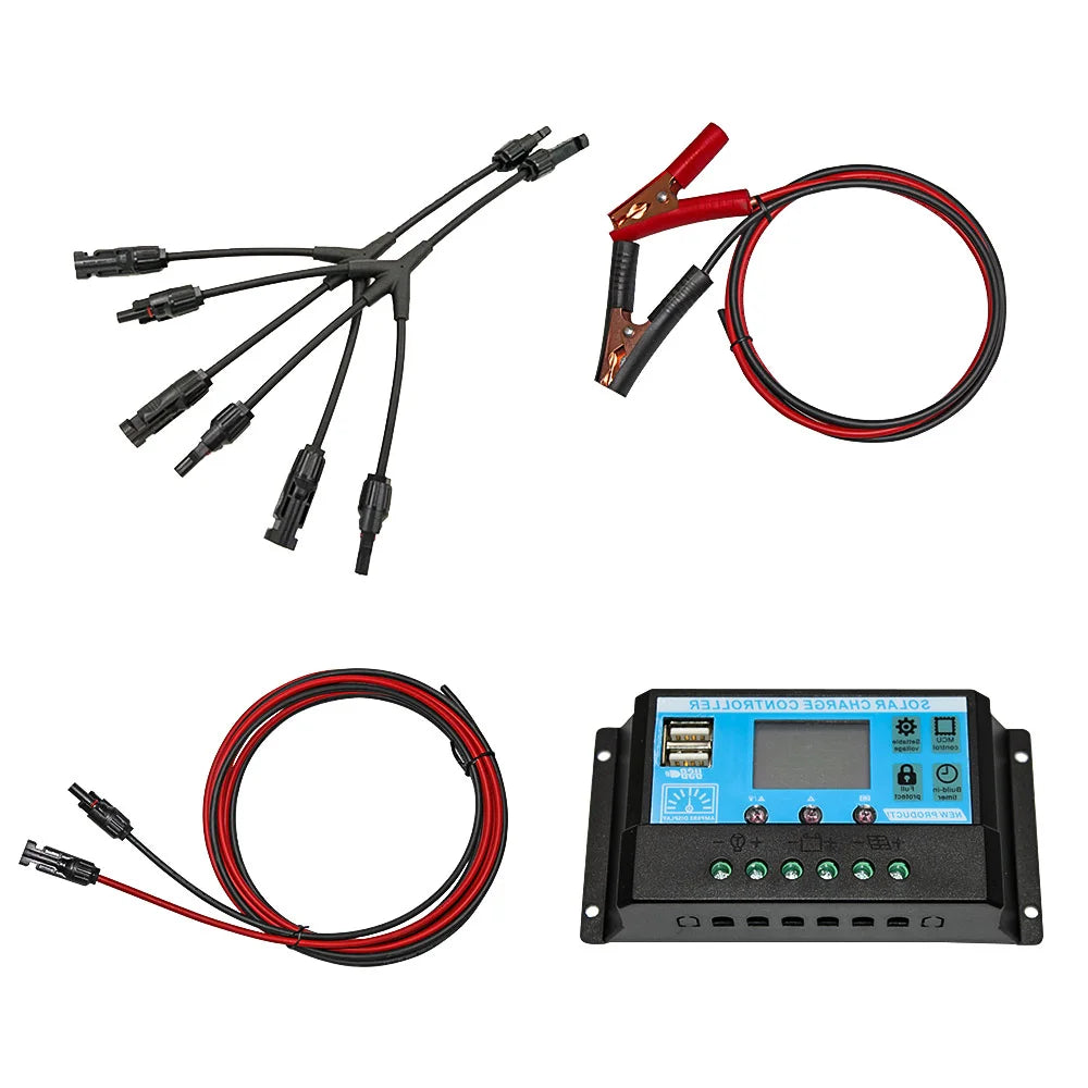 12V/24V 100W 200W 300W 400W 500W 600W Flexible Solar Panel Accessories