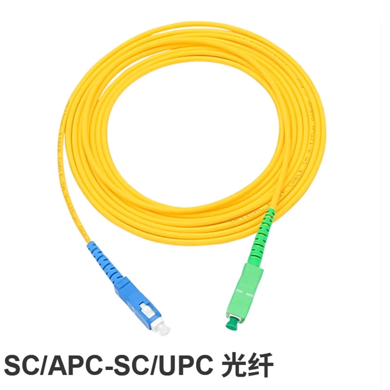 FC LC SC/APC To SC/UPC Fiber Jumper Optical Fiber Patch Cord Single Mode Cable power cable 1M-40m High Quality Fiber Patch Cable