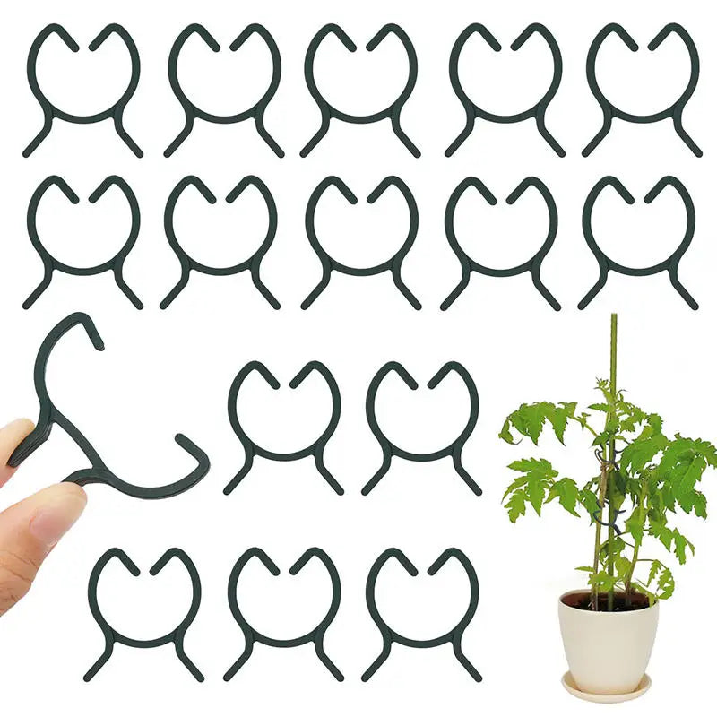100/200pcs Plant Clips, 3 Size Clips For Attaching Plants, Garden Clips, Plant Support Clips, Climbing Plant Clips, Plant Clips