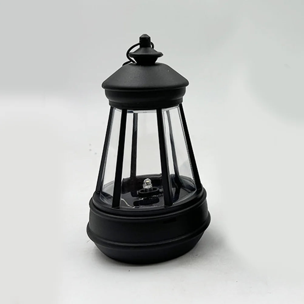 Solar Powered Lantern Lights Outdoor Garden Landscape Plastic Decoration Lamp for House Rechargeable Portable Emergency Night