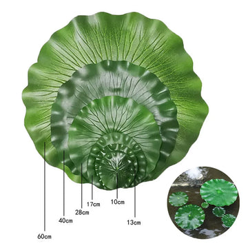 Floating Fake Lotus Leaf Artificial Lotus Leaf Garden Pond Water Pond Tank Flower Decoration Plant Fake Water Lily Leaf
